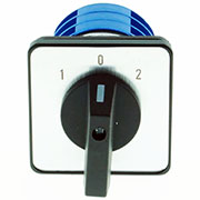 425055, Кулачковый переключатель LW32-25/YH2/2 для вольтметра, 25А, "0-UAB-UBC -UCA "