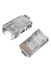 05-1021-6-9, Разъем RJ-45(8P8C) под витую пару, UTP, CAT 5e, пакет, 5шт.