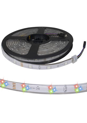 5050 150LED IP68 12V RGB, Светодиодная лента RUICHI, 5050, 150 LED, IP68, 12 В, RGB, катушка 5 м (це