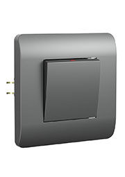 431381, (NEW3-E) Выключатель 1-клавишный, 10А, серебряный