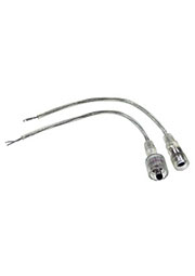 11-9322, соединительный кабель (2pin) герметичный (IP67) 2х0.35мм2 прозрачный
