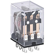 285134, Промежуточное реле JZX-22F(D) 4 конт. с инд. LED 3А 12В DC