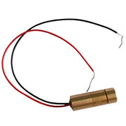 DSC6502-0926, Лазерный модуль d9x26mm (size with driver) 2mW, 650 nm, cross , 3-5V, brass