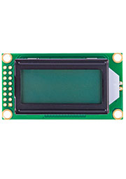SDCB0802GYZ-R02, ЖКИ 8х2 символьный англо-русский с подсветкой