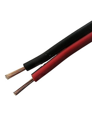 SC 2x0.50 R/B, Акустический кабель RUICHI, 2x0.50 мм, CU+CCA, красно-чёрный