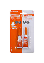 SQ0542-0009, Супер-клей "Мастер" + антиклей/блистер TDM