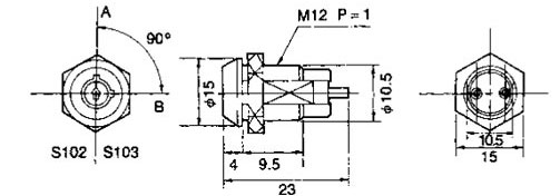SJ-0603 (SJ-0601), Выключатель-замок электрический для РЭА с ключом 2 контакта