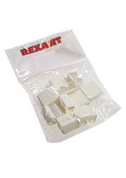 07-2317-1, ПЛОЩАДКА ПОД ШЛЕЙФ 17 ММ Х 12 ММ УПАКОВКА 10ШТ.БЕЛАЯ