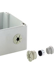 12060200, MZI 9 MZI, резьба Pg, светло-серый полиамид, для внутреннего монтажа