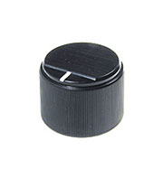 46110, Ручка пластиковая, d24.8 мм, d посадочного отверстия 6мм