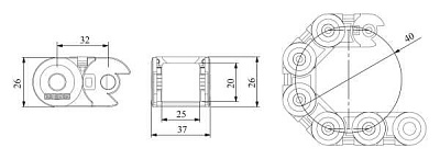4N35, оптопара PDIP6 LiteOn