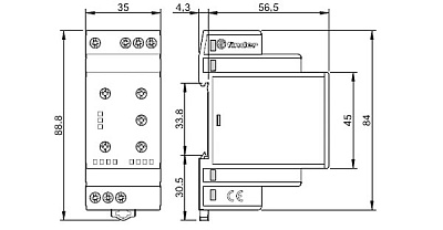 4N35, оптопара PDIP6 LiteOn