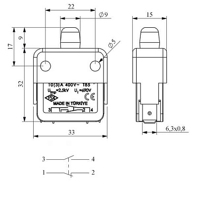 4N35, оптопара PDIP6 LiteOn