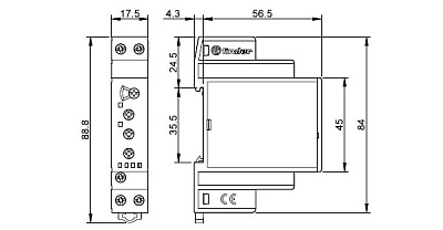 4N35, оптопара PDIP6 LiteOn