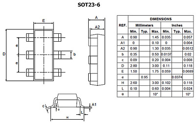 4N35, оптопара PDIP6 LiteOn