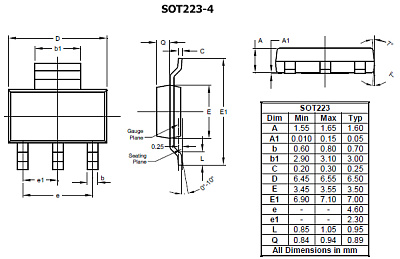 4N35, оптопара PDIP6 LiteOn