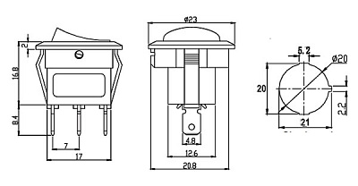 4N35, оптопара PDIP6 LiteOn
